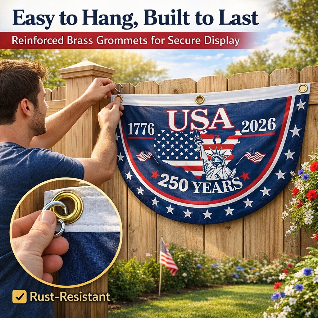 250th Anniversary Banner – Fade-Resistant🗽