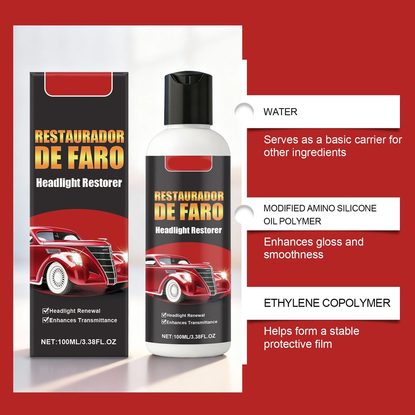 Foggy, Yellowed Headlights Killing Your Night Vision? This Restorer Brings Them Back to Like-New Clarity in Minutes!