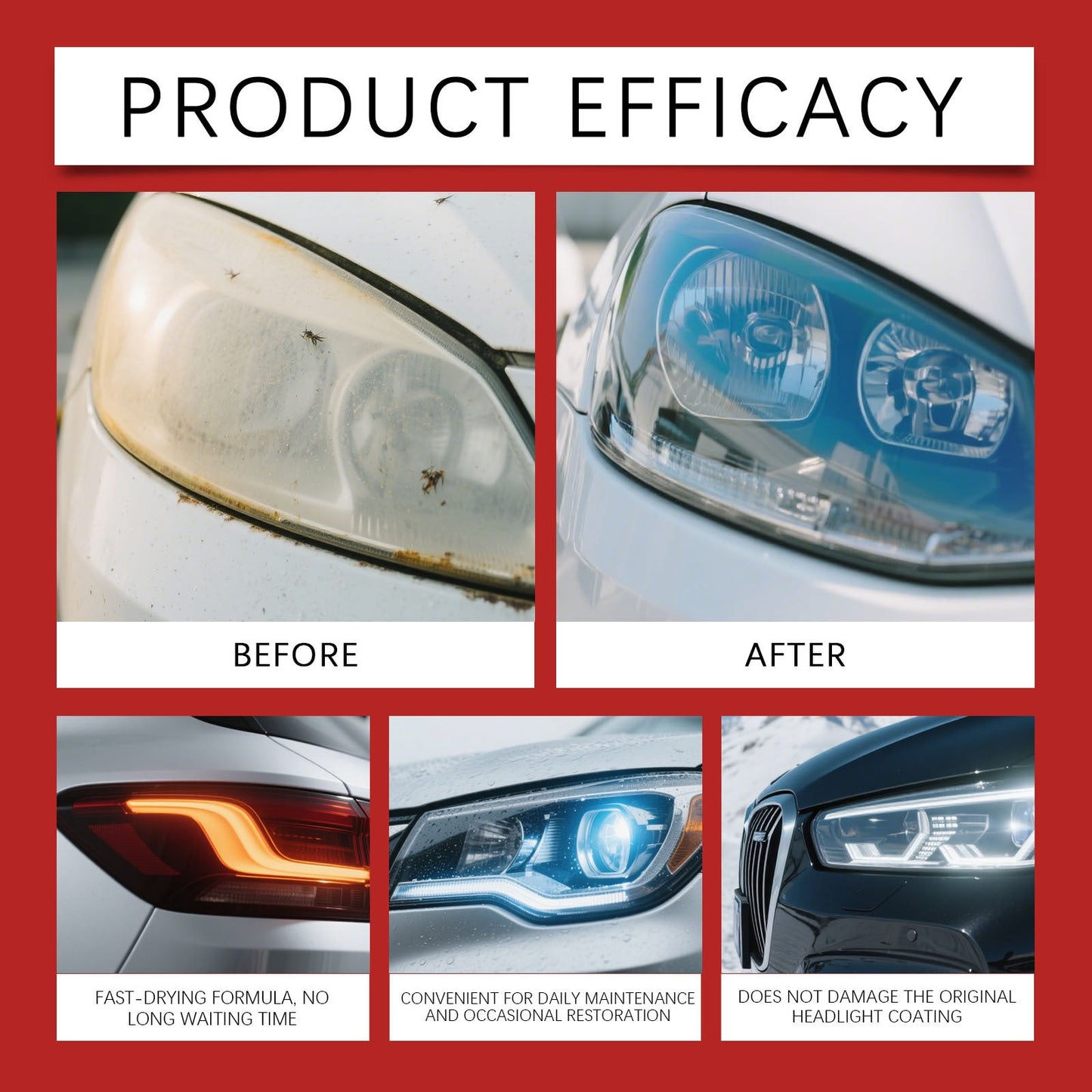 Foggy, Yellowed Headlights Killing Your Night Vision? This Restorer Brings Them Back to Like-New Clarity in Minutes!