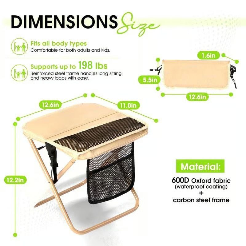 48% OFF🔥-Camping Chairs, Christmas first choice, 1.5 lbs ultra light