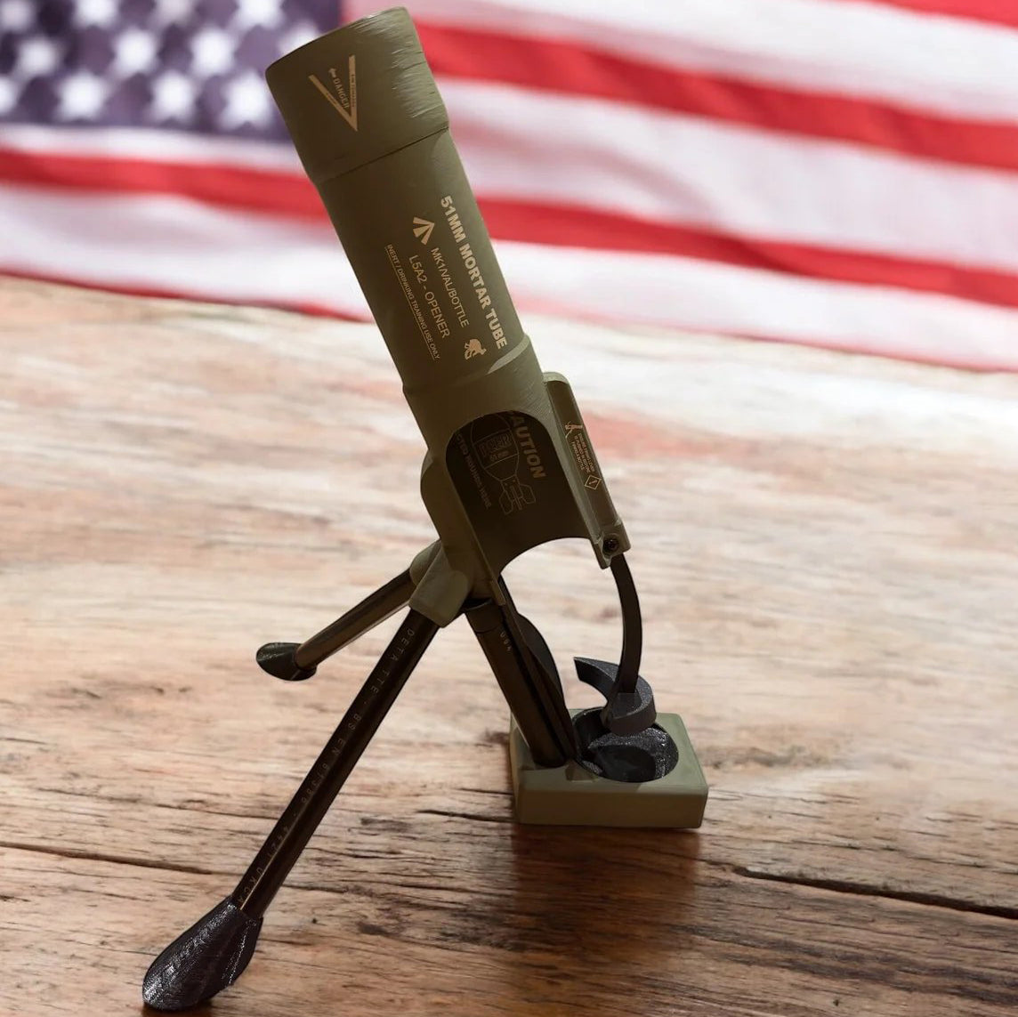🚀 51mm Beer Bottle Mortar Bottle Opener 🍻– Novelty Cap-Launching Desk & Bar Accessory🔥Buy 2 Free Shipping