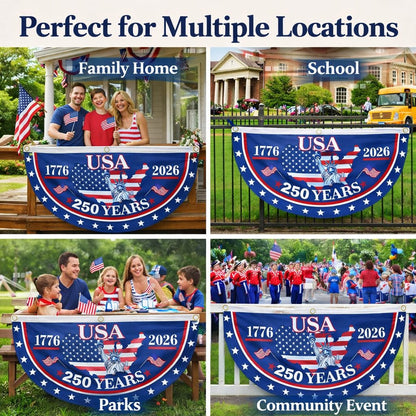 250th Anniversary Banner – Fade-Resistant🗽