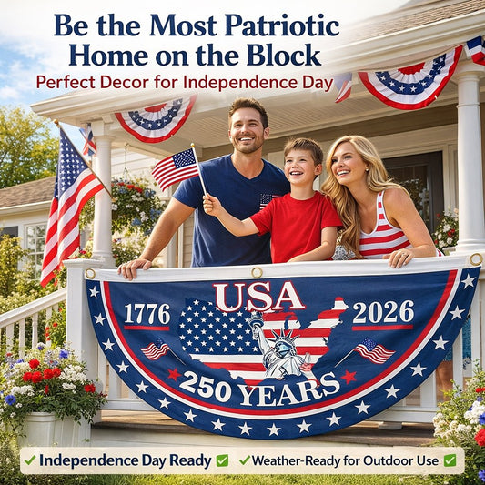 250th Anniversary Banner – Fade-Resistant🗽