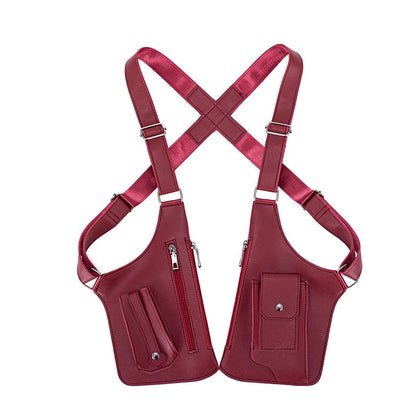 Premium Leather Adjustable Underarm Shoulder Bag for Men & Women