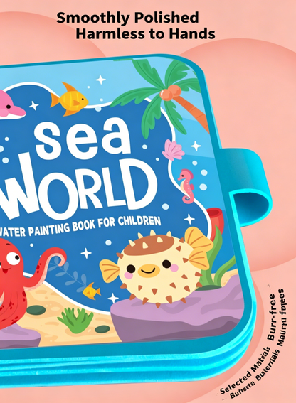 Kids Reusable Water Painting Books: No Mess, No Stress!