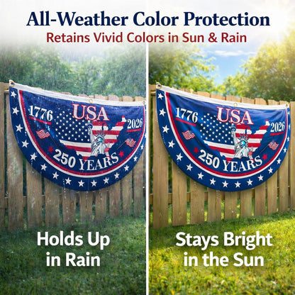 250th Anniversary Banner – Fade-Resistant🗽