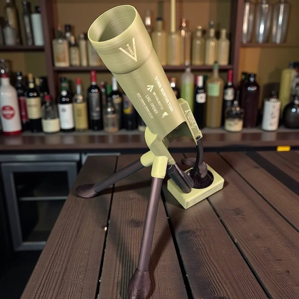 🚀 51mm Beer Bottle Mortar Bottle Opener 🍻– Novelty Cap-Launching Desk & Bar Accessory🔥Buy 2 Free Shipping
