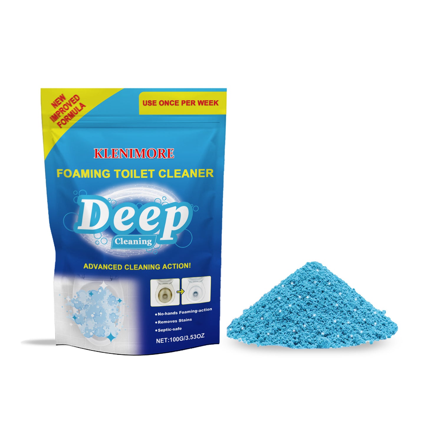 Foam toilet cleaner powder🚽